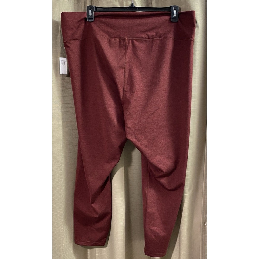 Old Navy Womens CloudComfy‎ Extra High-Rise 7/8 Ankle Leggings Maroon New - Picture 5 of 12